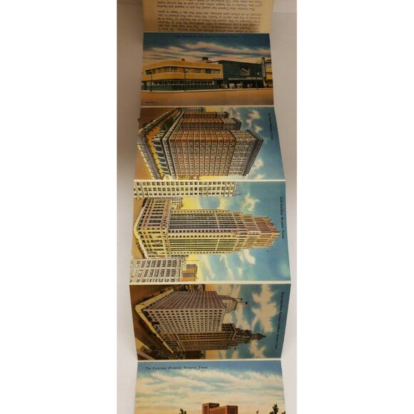 Houston Texas, Postcard folder, 1930s, (PA57) - Picture 5 of 6